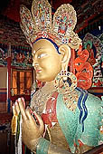 Ladakh - Tikse gompa, Maitreya Buddha
